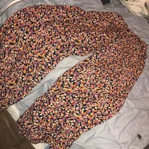 Floral beach pants!